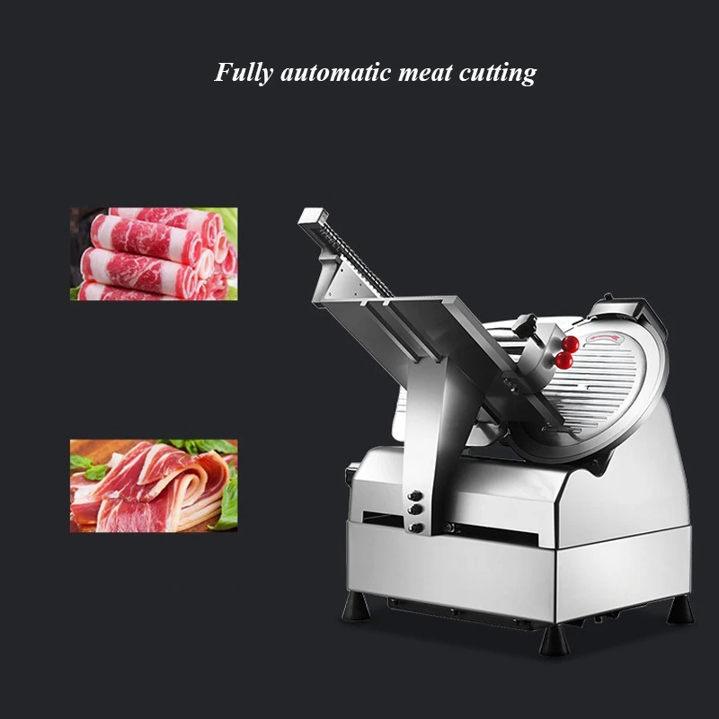 Slicer Multifunctional Full-automatic Frozen Beef And Mutton Roll Commercial Stainless Steel Body Thickness Adjusted Meat Cutter