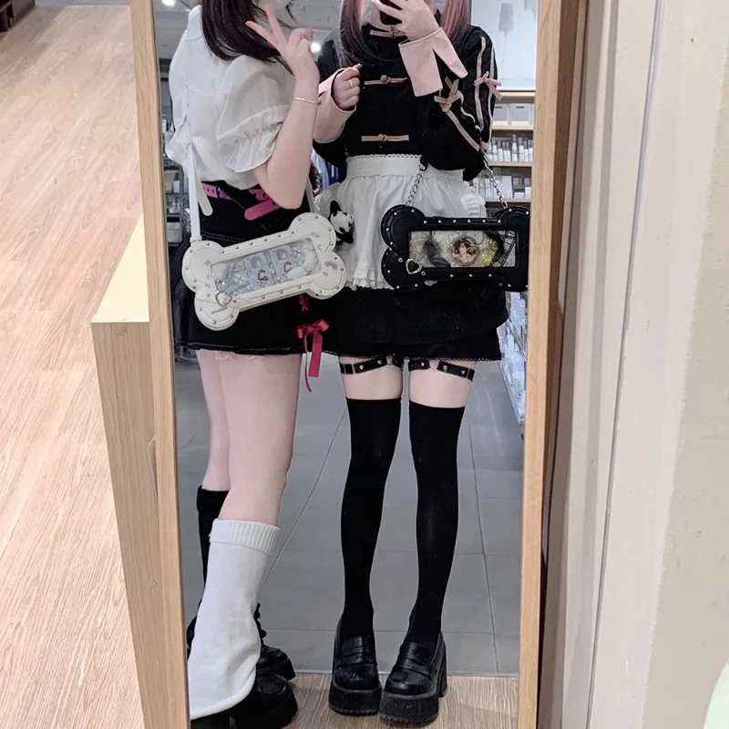 Ita Bag 2025 New Chic Designed PU Handbag Fashion Popular JK Uniform Crossbody Bags Girls Popular Transparent Shoulder Bag