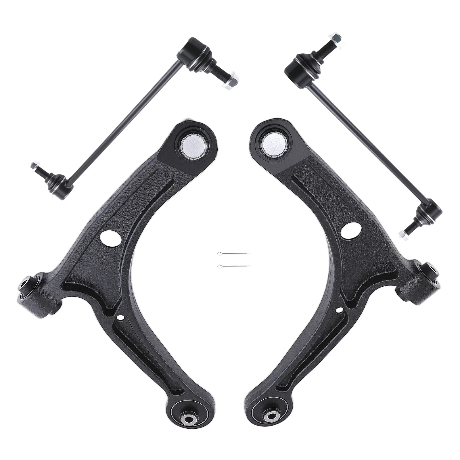 Front Lower Control Arms w/Ball Joint Sway Bars for 2006 2007 2008 Honda Pilot