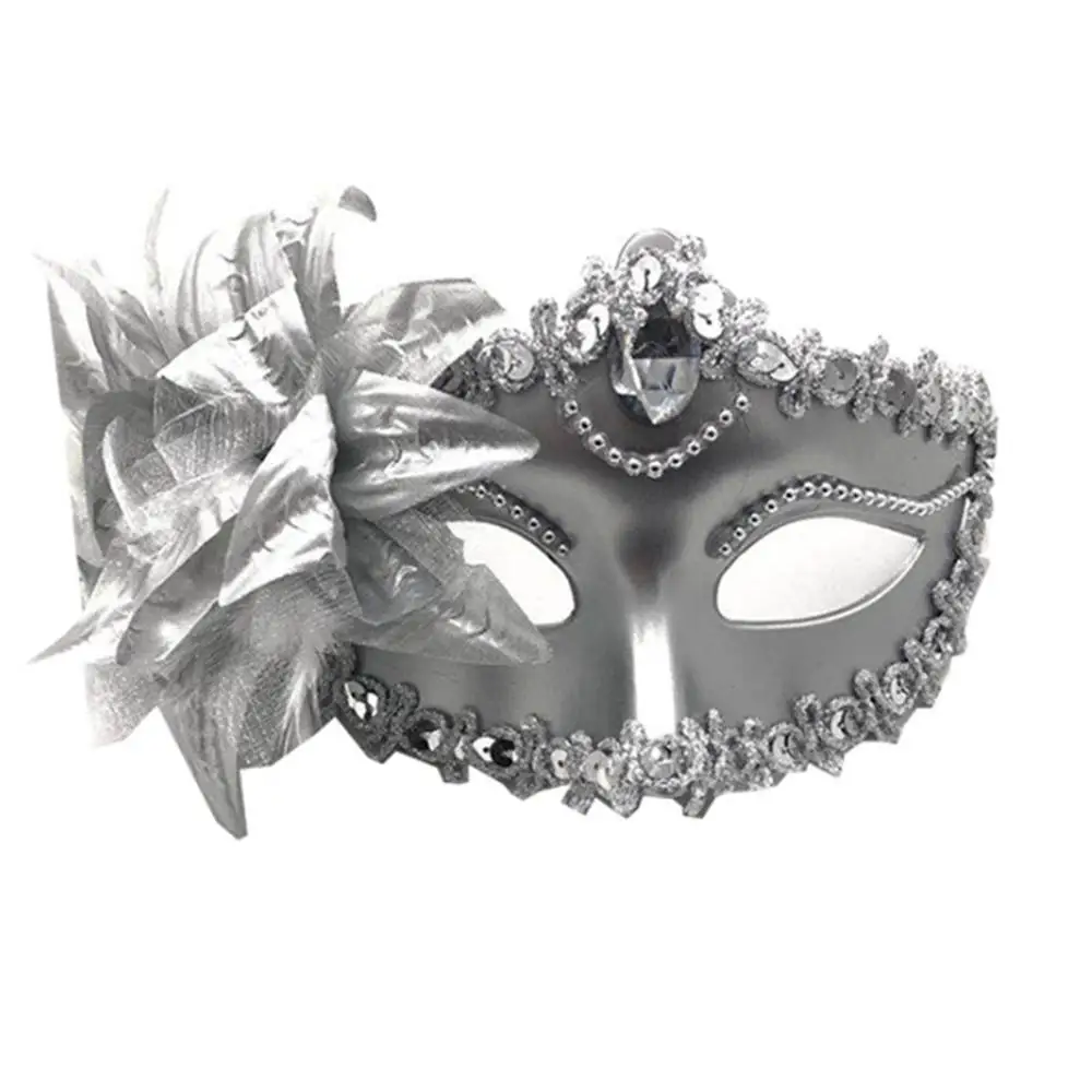 One Size Mask Light Luxury Silver Mask Perfect Party Princess Inspired Masks Party Mask Bestseller Edge Mask Masquerade Mask