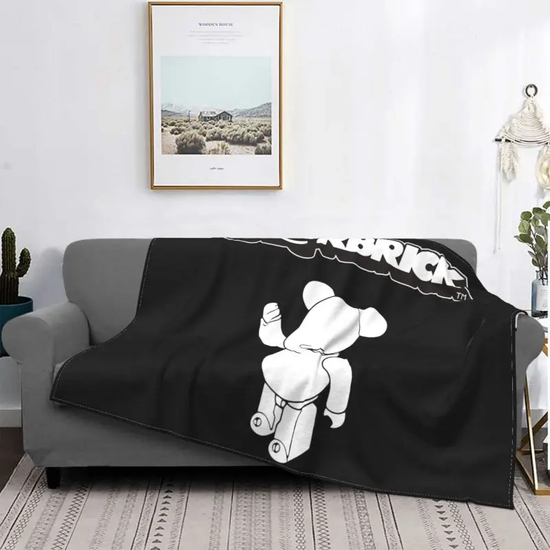 Medicom Toy Bearbrick Japan Limited Blanket Shaggy Bedspread Lightweight Cover Blanket Sleeping Sheets