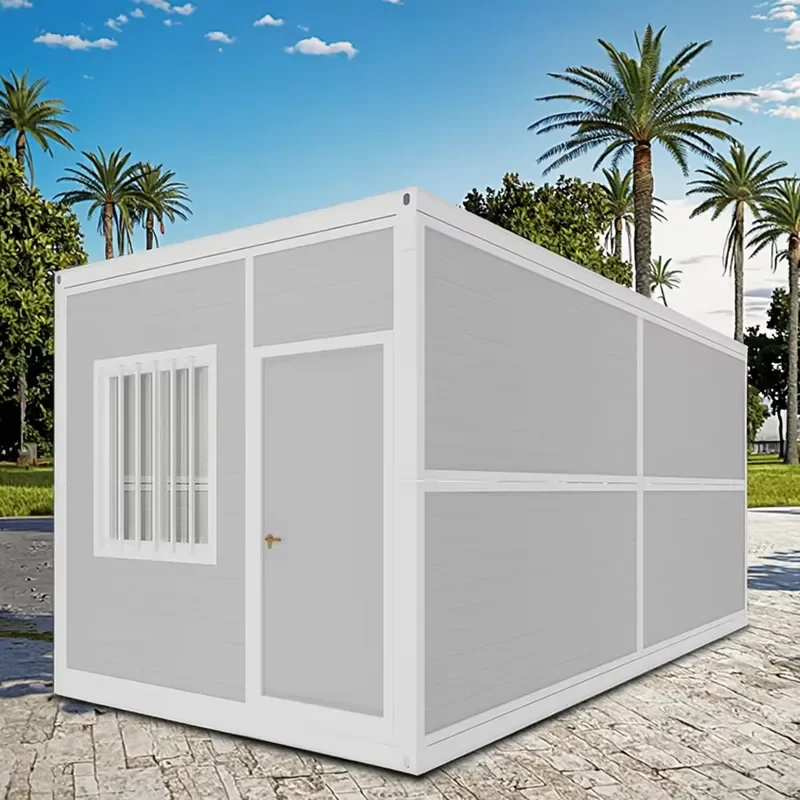 Custom 1 Bedroom 20FT Steel Container House Flat Pack Mobile Prefab Homes with Modern Design for Hotels