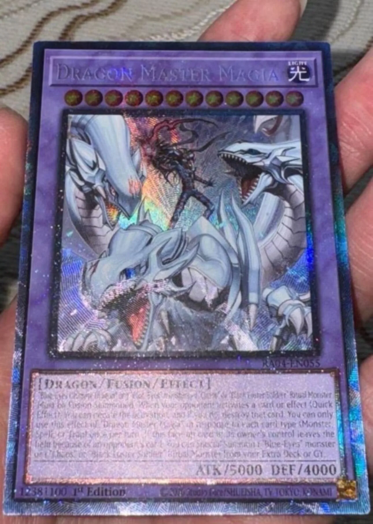 yugioh-konami-duel-monsters-tcg-ra04-en055-dragon-master-magia-collector-rare-anglais-1ere-Edition-collection-carte-menthe