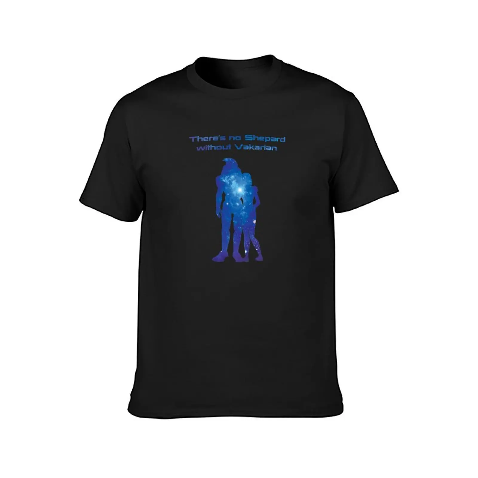 There's No Shepard Without Vakarian T-Shirt vintage clothes sublime kawaii clothes Blouse mens clothes