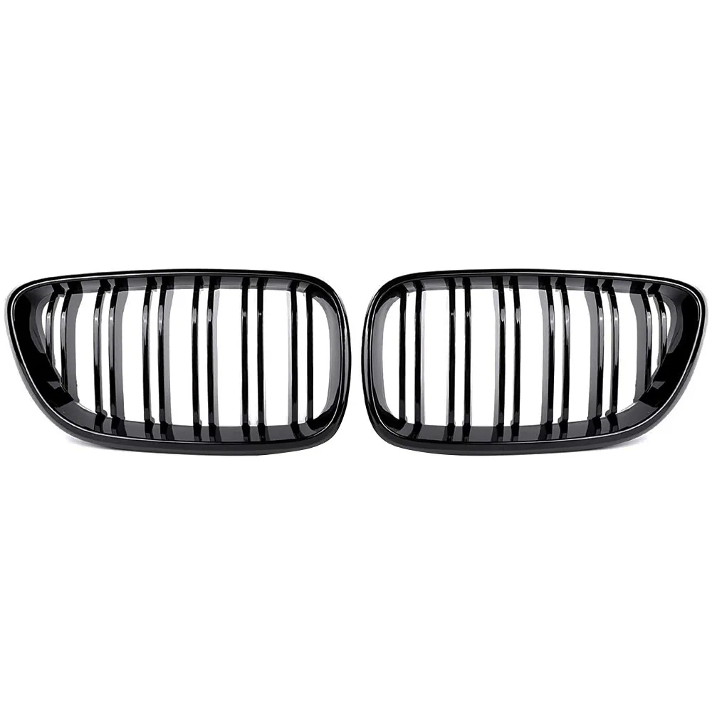 ABS Front Replacement Kidney Grill Double-slat Grills Racing Grilles For BMW 2 Series F22 F23 220i 228i 230i M235i F87 M2 14-18