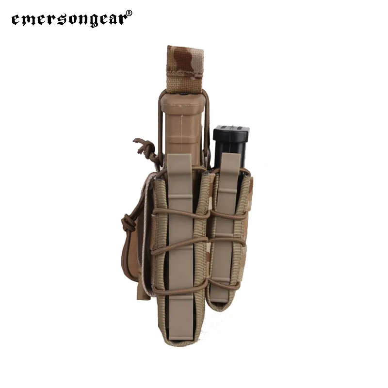 

Emersongear, тактическая двухэтажная сумка для журналов, охотничья сумка для страйкбольной винтовки, нейлоновая сумка 11,11, распродажа