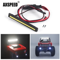 AXSPEED bagażnik dachowy reflektor lampa ledowa osiowe SCX24 AXI90081 Deadbolt 1/24 gąsienica RC Model ciężarówki akcesoria części