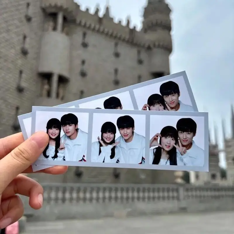 korea lovely runner Life four-frame three-shot Fuji photo paper printing and washing photos printing photo collection card DIY