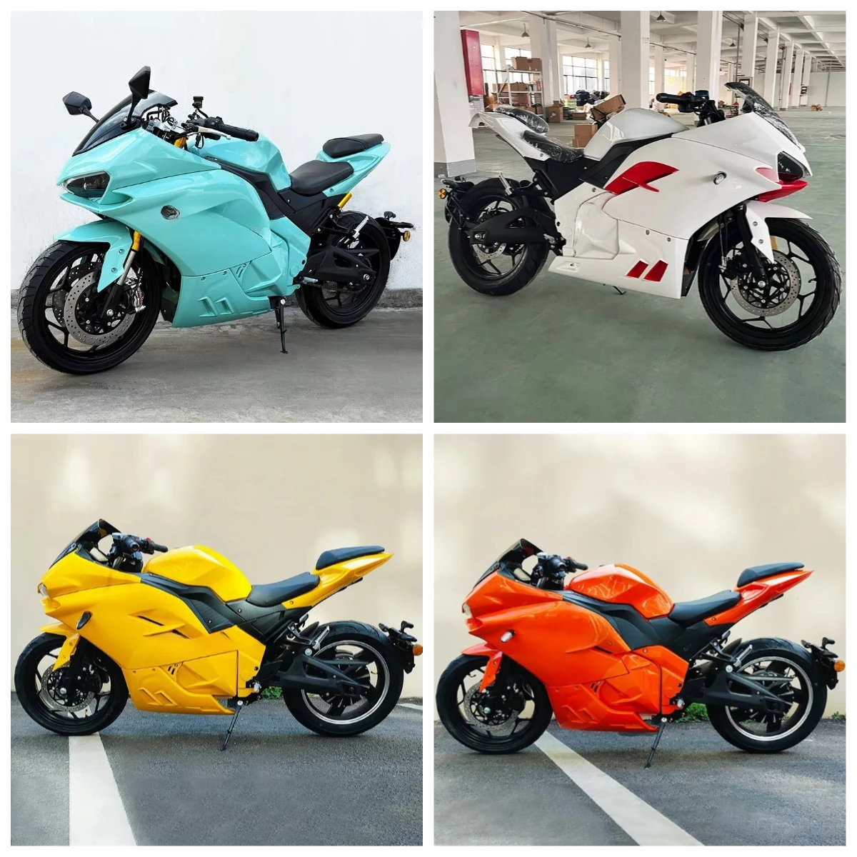 

Krono Wild Factory Wholesale High-Speed Electric Motorcycles 3000-8000W High-Power Lithium Battery 72V Hub Chain 140km/h Racing