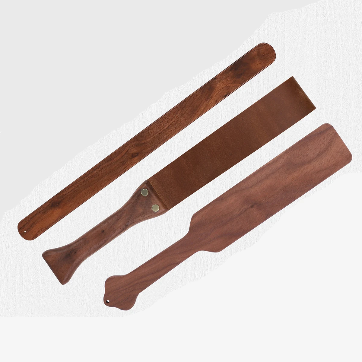 خشب الجوز، جلد البولي يوريثان، مجداف، سوط حصان من الخشب الصلب لركوب الخيل، خاضعة، مجداف برشاقة