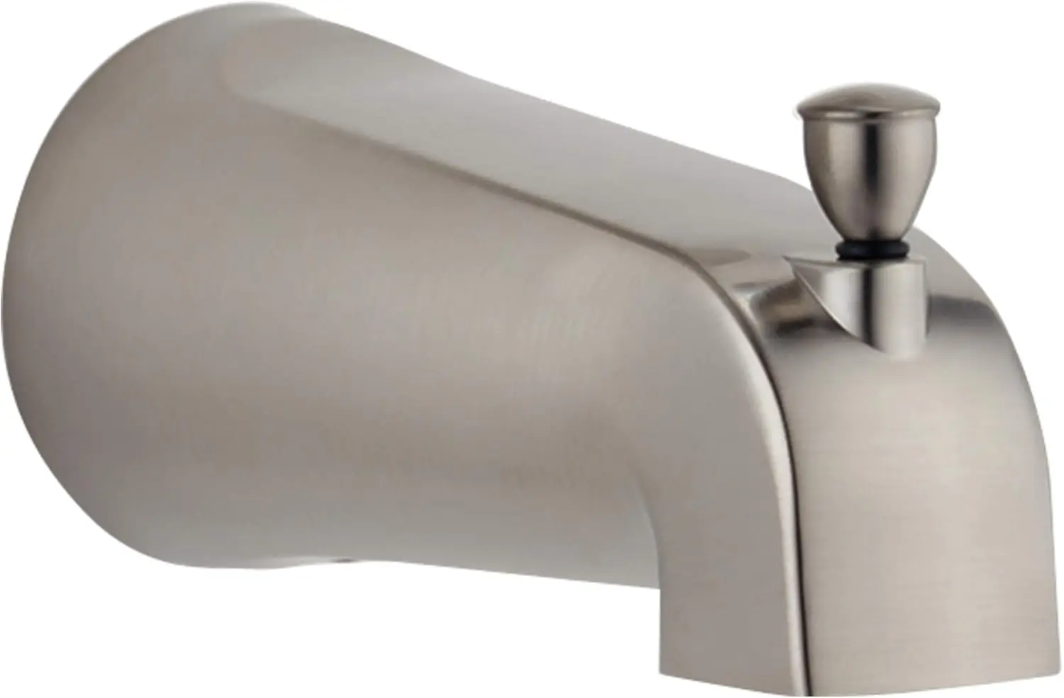 

Brushed Nickel Tub Spout Diverter, 0.5 Inch, Easy Installation for Bathroom Faucets