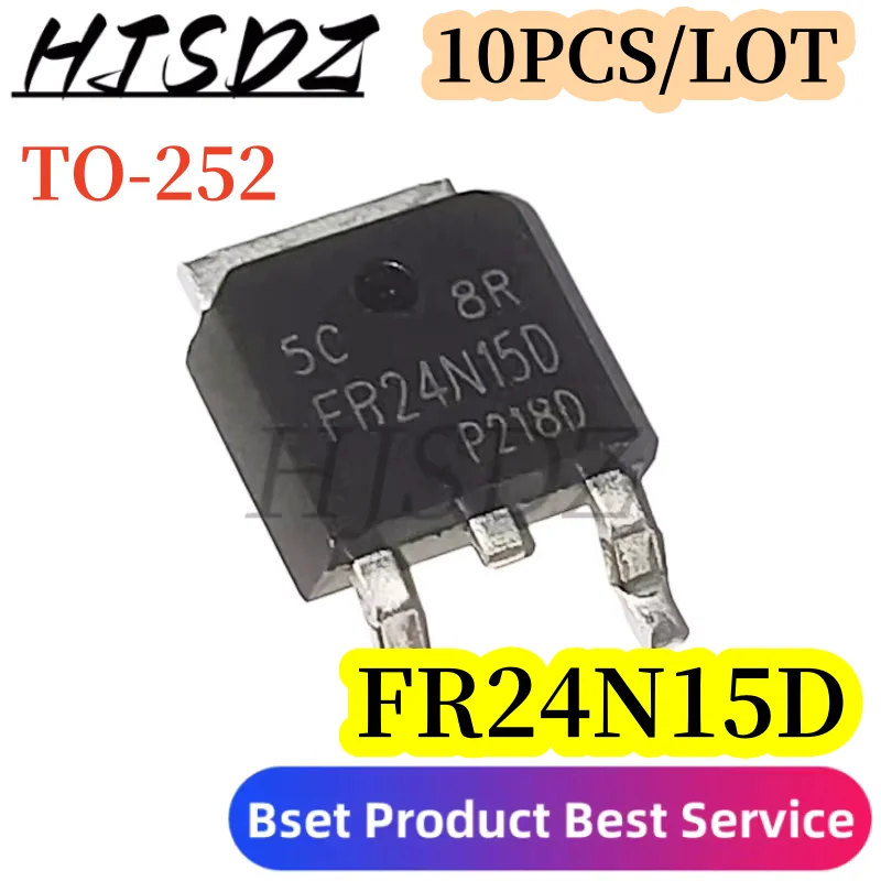 10PCS/LOT 100% nuevo FR24N15D IRFR24N15D TO-252 Chipset