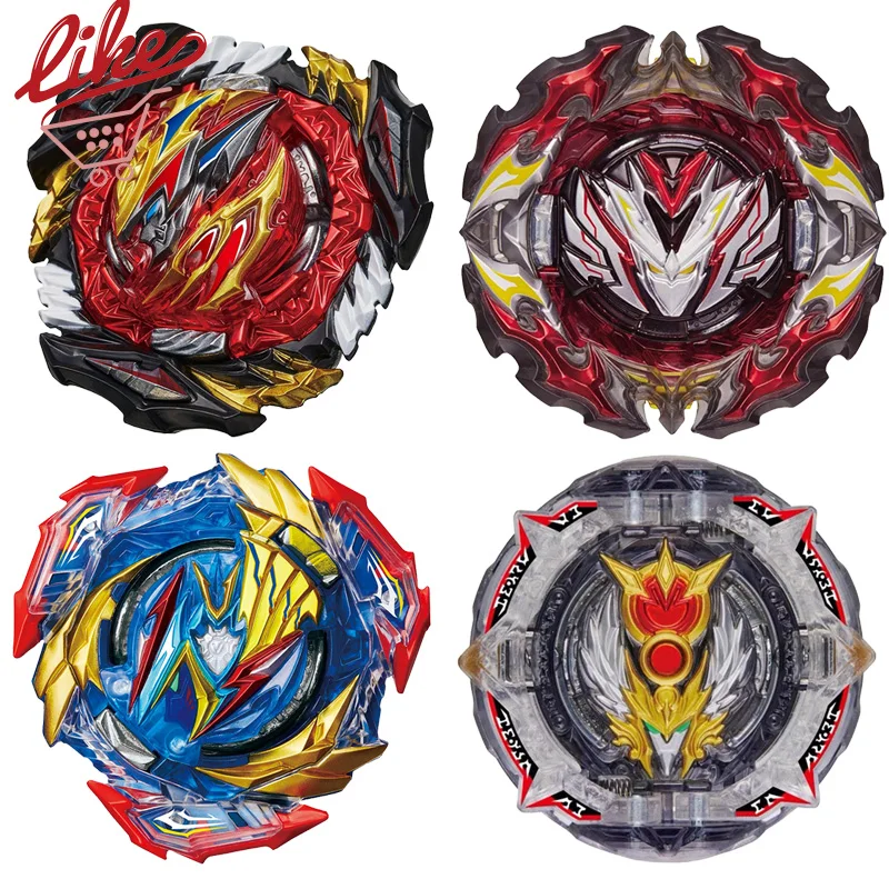 

Laike DB Bey 4pcs Spinning Top Set without Launcher B-193 Ultimate Valkyrie B-192 Greatest Raphael B-195 Prominence Valkyrie