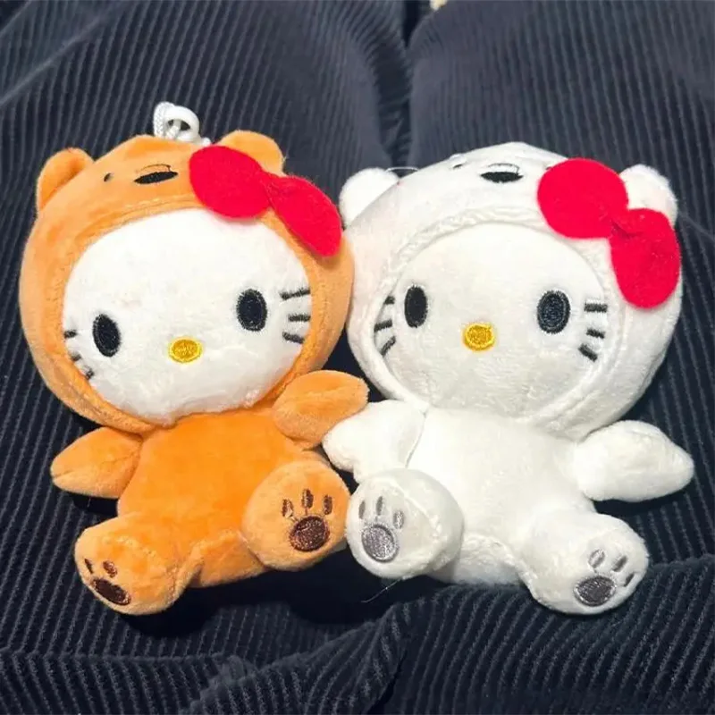 Hello Kitty peluche zaino decorazione stile panda peluche cartone animato peluche portachiavi regali regalo di Natale