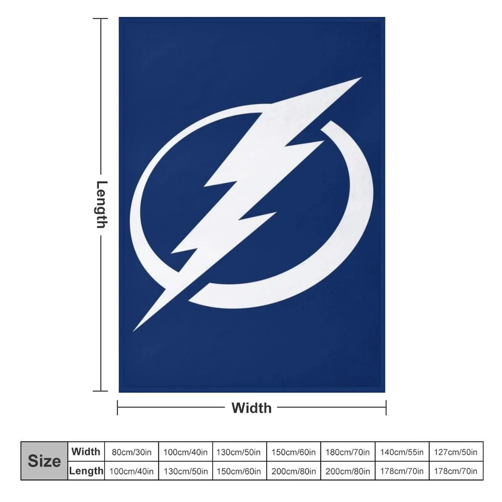 TAMPA BOLTS Throw Blanket Vintage Designers Blankets