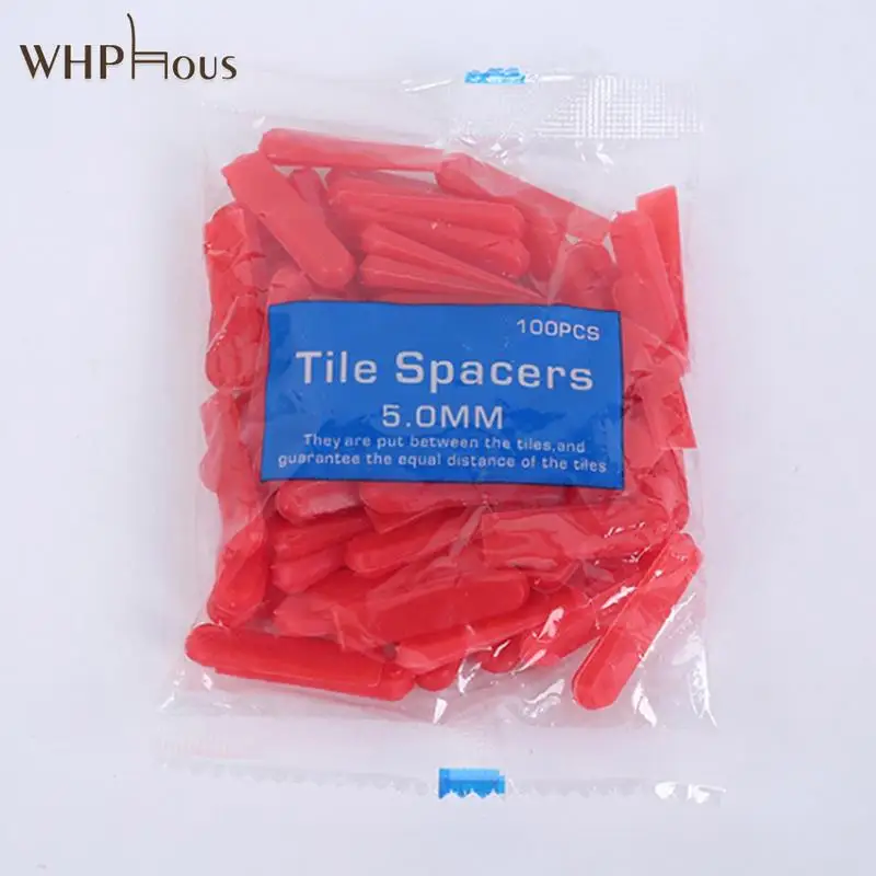 100pcs Red Wedges Ceramic Tile Leveling Gasket System Tiling Floor Wall Carrelage Tools Spacers Locator Leveler Level