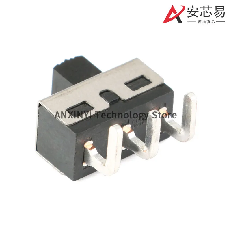 SS12D06 SS12D10 5MM handle height 2 levels 3-pin high-current sliding/toggle switch Vertical/bent foot