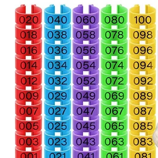 

Chicken Foot Ring Poultry Foot Buckle Chicken Duck Goose Bayonet Type Plastic Chicken Accessories