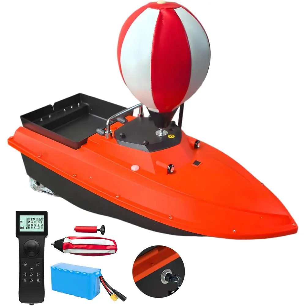 

Скоростная радиоуправляемая лодка с приманкой для ловли океанского озера с GPS, радиус действия 500 м, нагрузка 4,5 кг, круиз-контроль