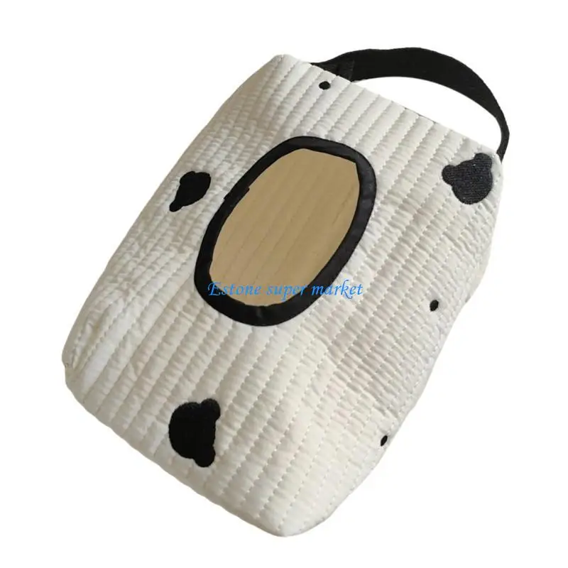 090B Portable Tissue Organiser Case Dispenser Bag with Lanyard for Newborns Toddlers