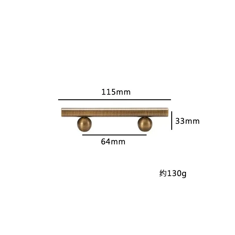 Beicai Messing-Schrankgriff Neuer Hochwertiger Moderner Minimalistischer Schubladen-, Schrank- und Kleiderschrankgriff im Luxus-Design mit Langem Griff – Detail 16