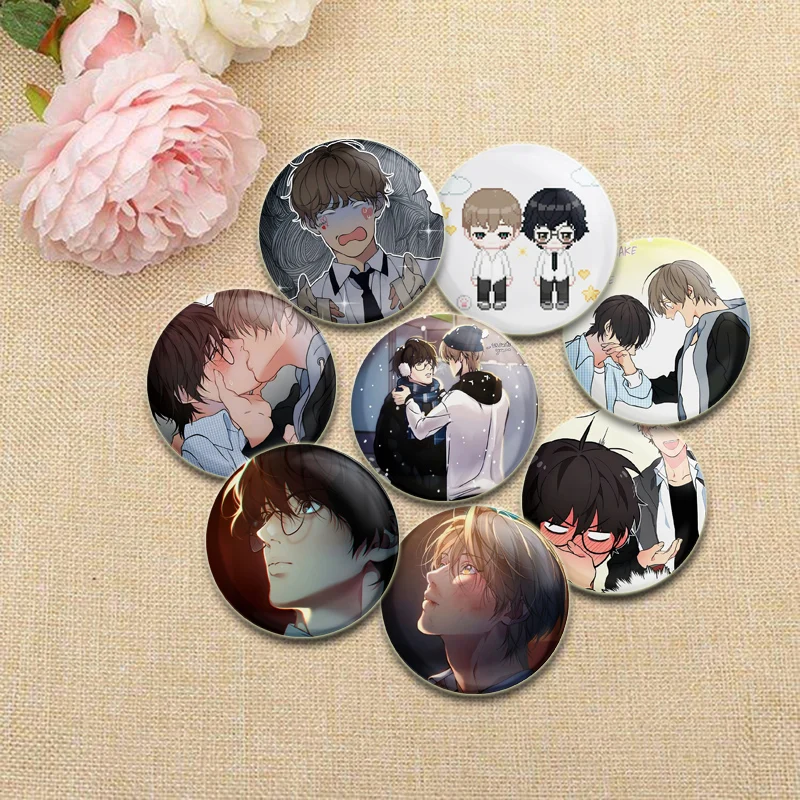 Lost in The Cloud BL Anime Brooches Skylar Cirrus Art Cartoon Badge Soft Button Lapel Pin Decor Jewelry Decoration Gifts