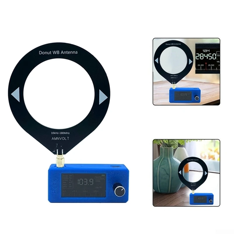 FFYY-SI4732 Mini Radio Receiver 10Khz-180Mhz+3 X Antenna Kit SW LW AM FM SSB SI4732 Radio Portable Shortwave Radio Receiver