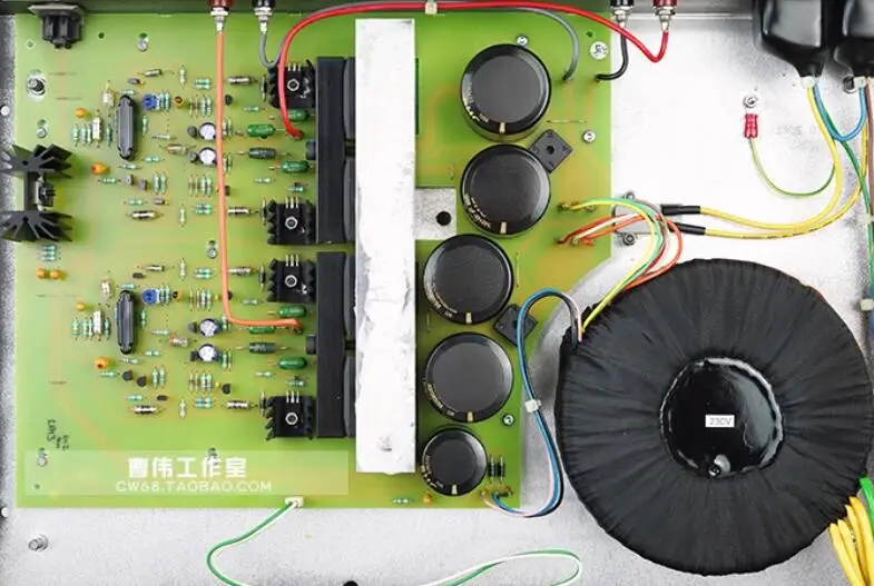 Nap155xsクラスabパワーアンプベース、spk保護付きUK Naimのhifi、60w 60w 8r