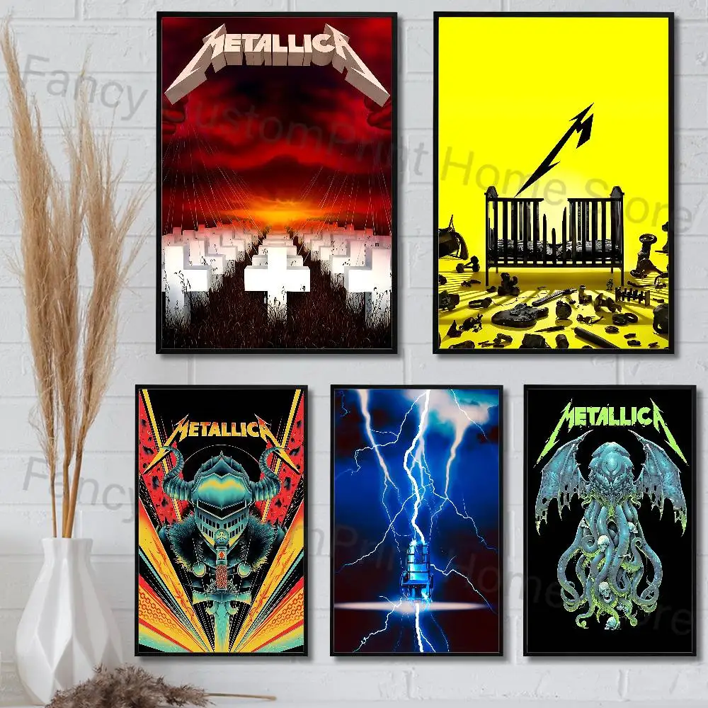 

M-Metallicas 72 Seasons Poster Waterproof HD Wall Art Decal Self-Adhesive Aesthetic Decor For Home Living
