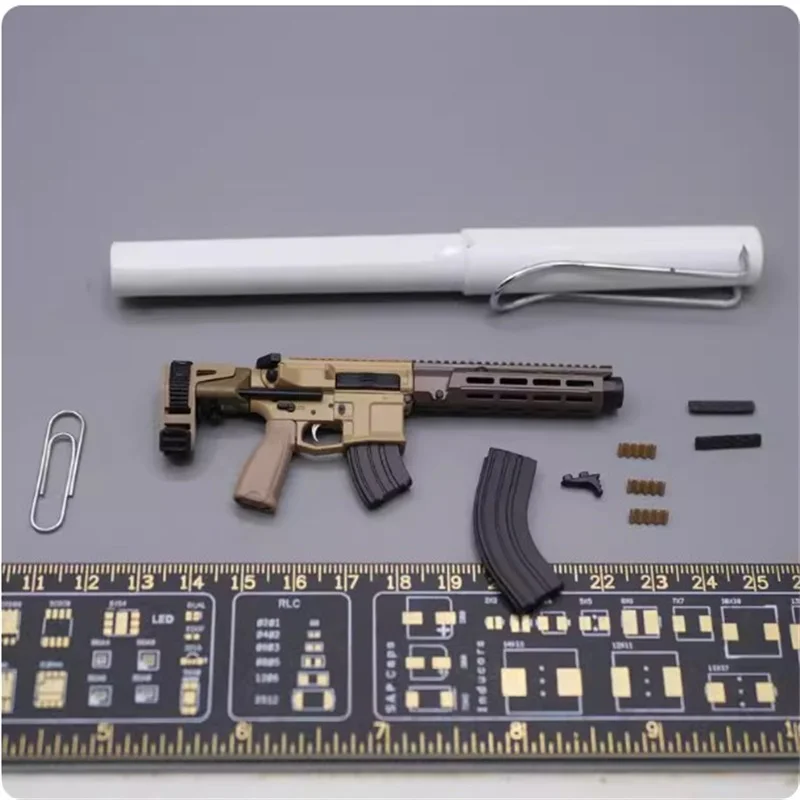 SMG ES MDX508 1/6 Scale Soldier Original Color Version Weapon Plastic Gun Model Toy For 12'' Action Figure In Stock