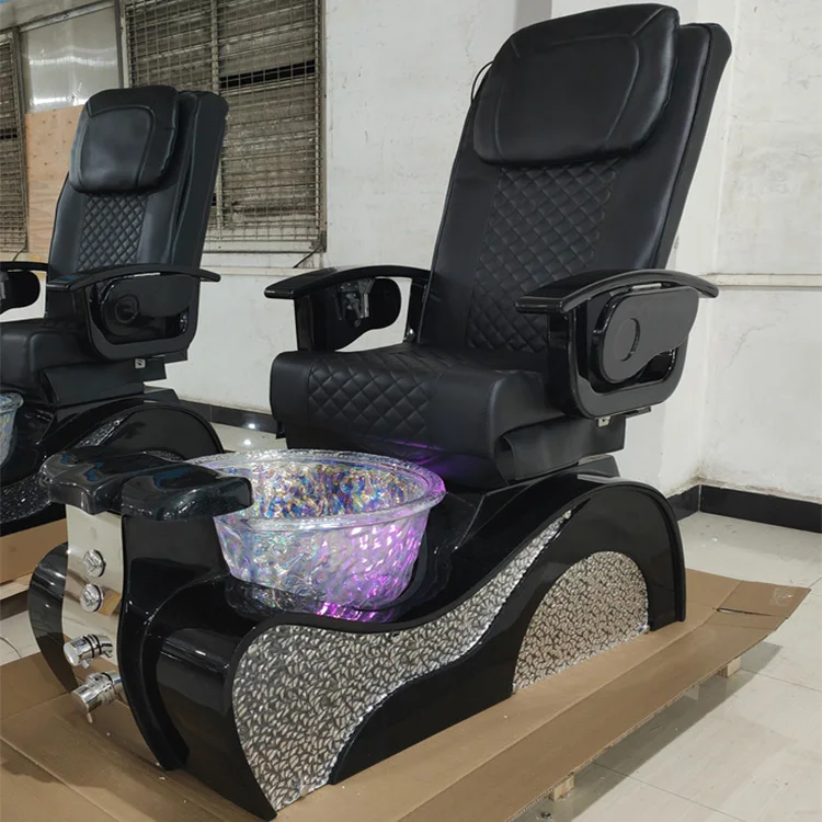 2024 new design beauty nail salon spa furniture set luxury foot spa massage equipment pedicure chairs