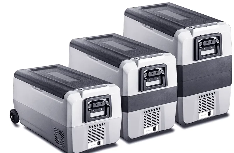 Mini Car Refrigerator Refrigeration Truck Home Dual Use 12v24v  T36 T50 T60 Speed Refrigeration Convenient Pull Rod