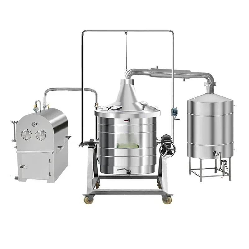 

Liquor brewing equipment, a full set of large-scale steamer brewing machines for small workshops