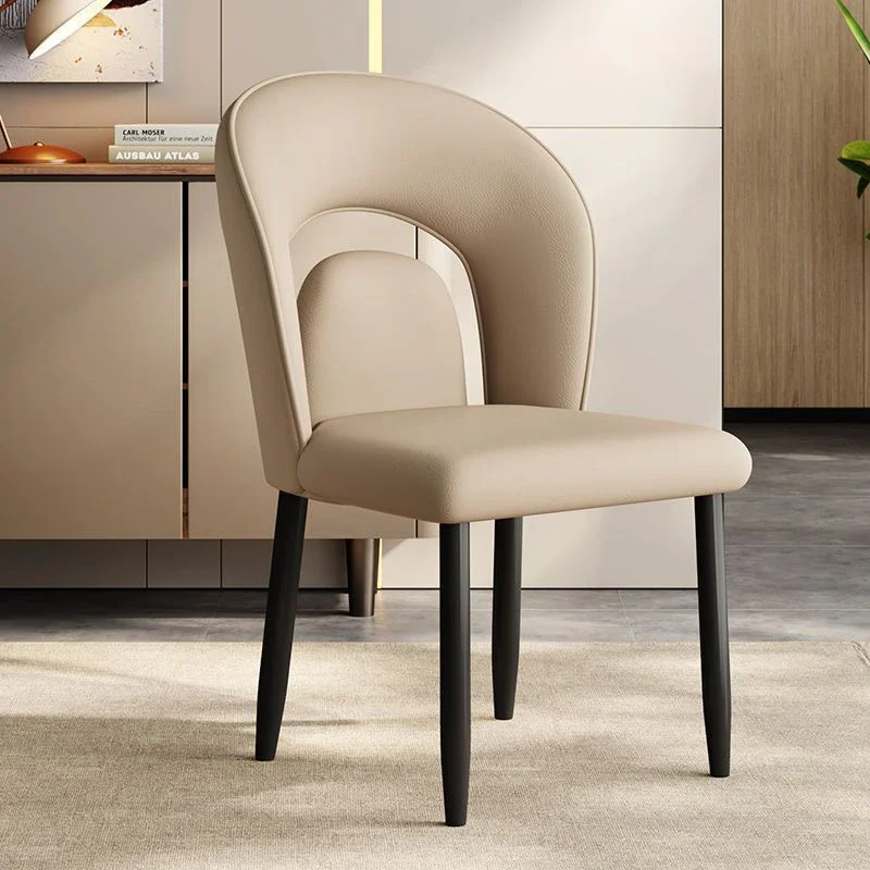 

For Stylish Design Dark Grey Velvet Kitchen Dining Chair With Black Metal Legs