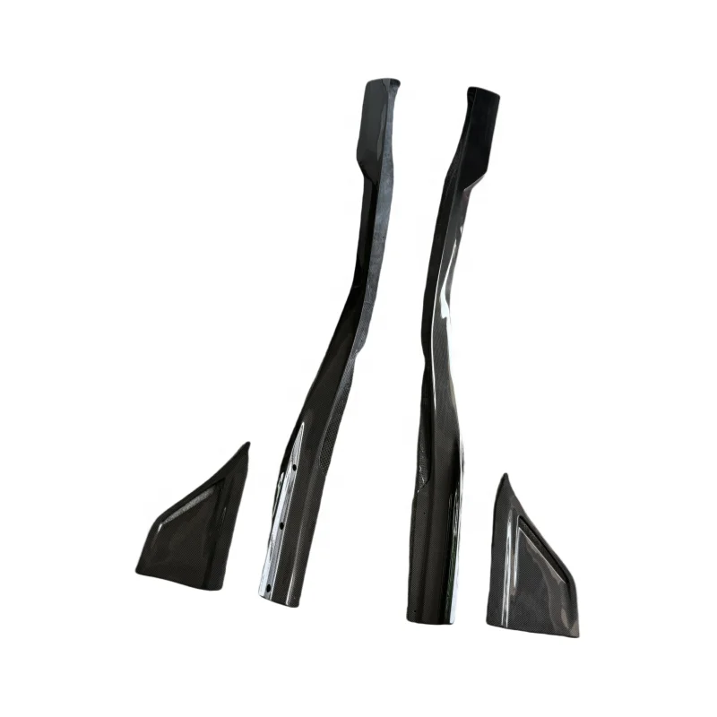 

High Quality M Style Carbon Fiber Side Skirt Side Spoiler Body Kit for Ferrari F8 Tributo Spider