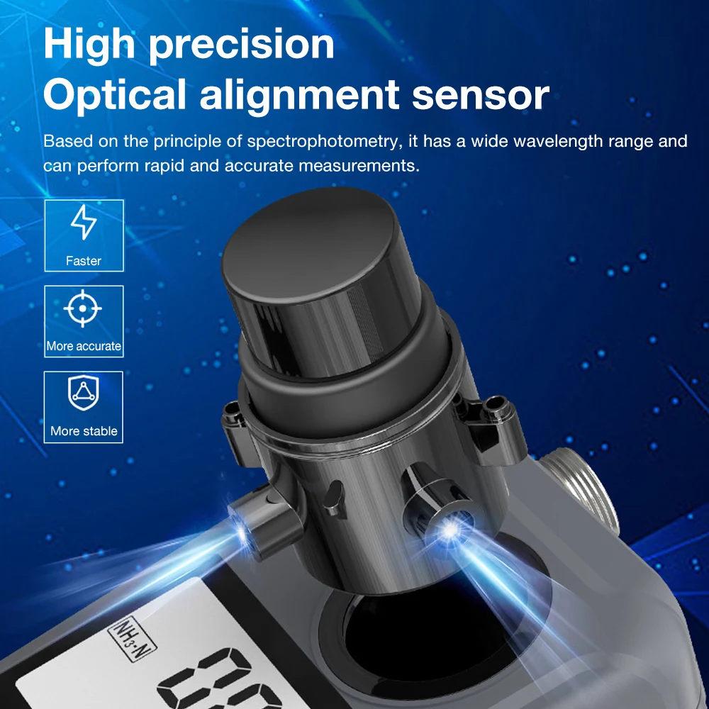 PH الأمونيا النيتروجين الكلور المتبقي المحمولة حمام سباحة الحنفية محلل مياه AE86063 مقياس جودة المياه