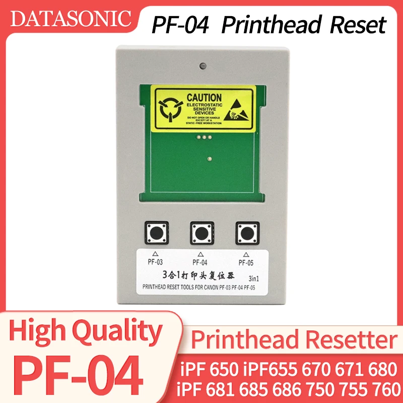 

1 шт. сброс печатающей головки для Canon PF-04 для Canon iPF650 iPF655 iPF670 iPF671 iPF680 iPF681 685 686 iPF750 iPF755 760 765