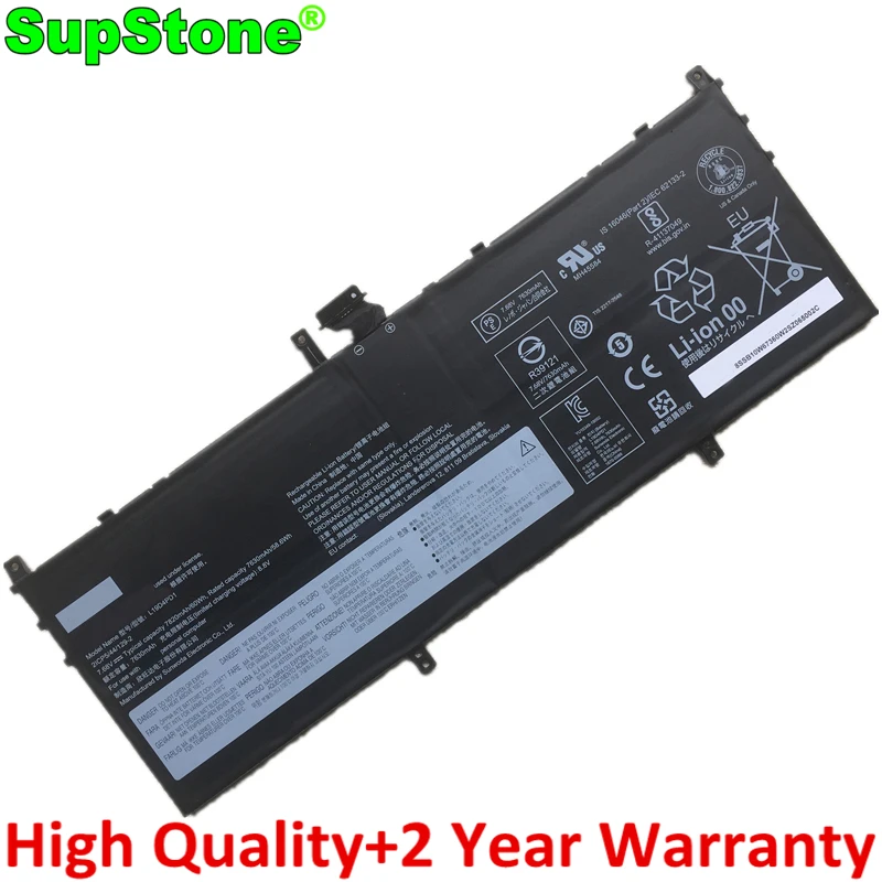 

SupStone L19C4PD1 L19D4PD1 L19M4PD1 Laptop Battery For Lenovo YOGA 6 13ARE05,13ALC6,C640-13IML LTE,5B10U65275,L19L4PD1,SB10W6739