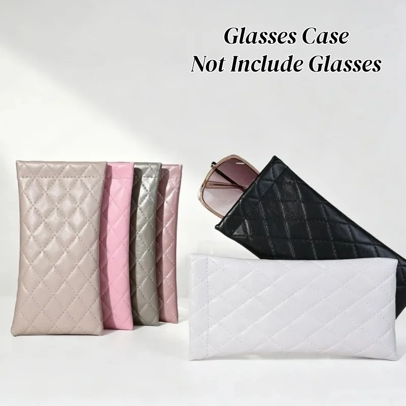 Auto‑Closing Eyeglasses Pouch Portable Cosmetic Storage Bag Multi‑Purpose Organizer Travel Sunglasses Pouch Outdoor Daily Use