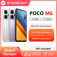 POCO M6 Smartphone Global Version Helio G91 Ultra 108MP Pro-Grade Main Camera 33W Fast Charging 5030mAh Battery