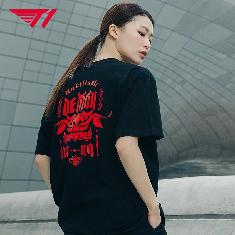 T1 faker clothes League of Legends team uniform summer new T-shirt printing loose casual pure cotton players with the same style