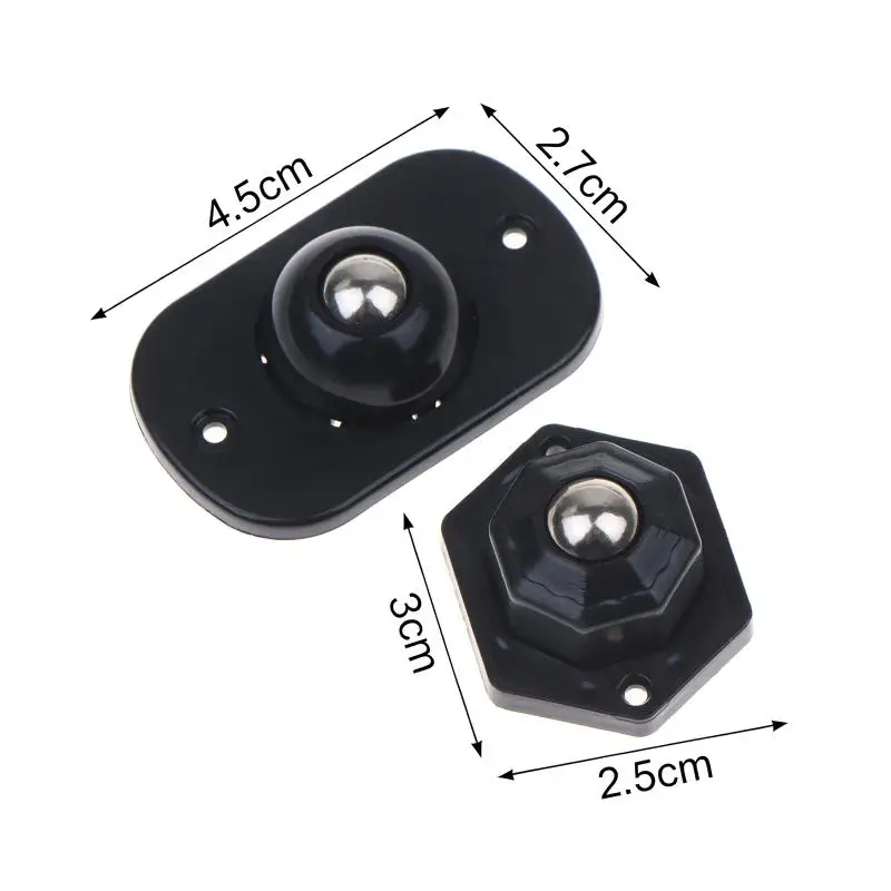 4/6 Stück selbstklebende Lenkrollen, Geräte-Rollen, Geräte-Gleiter, 360° ° Schwenkbares Universalrad Mini Kleine Küche – Detail 5