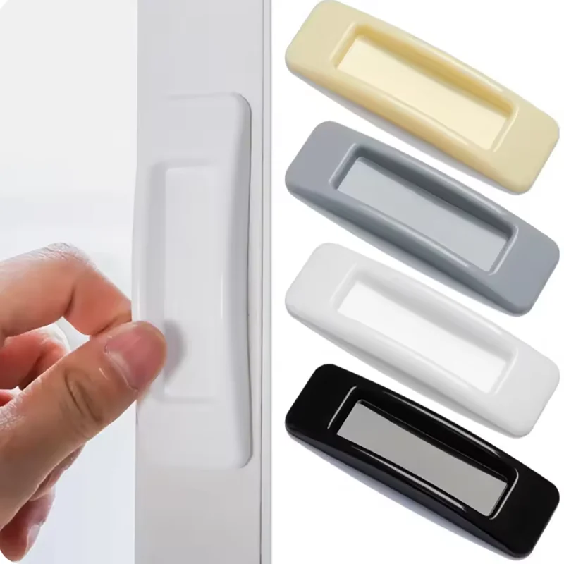 

2/4/8 шт. самоклеящиеся ручки для раздвижных дверей для дверей, стеклянного окна, шкафа, ящика, ручки для гардероба, двухтактные товары для дома