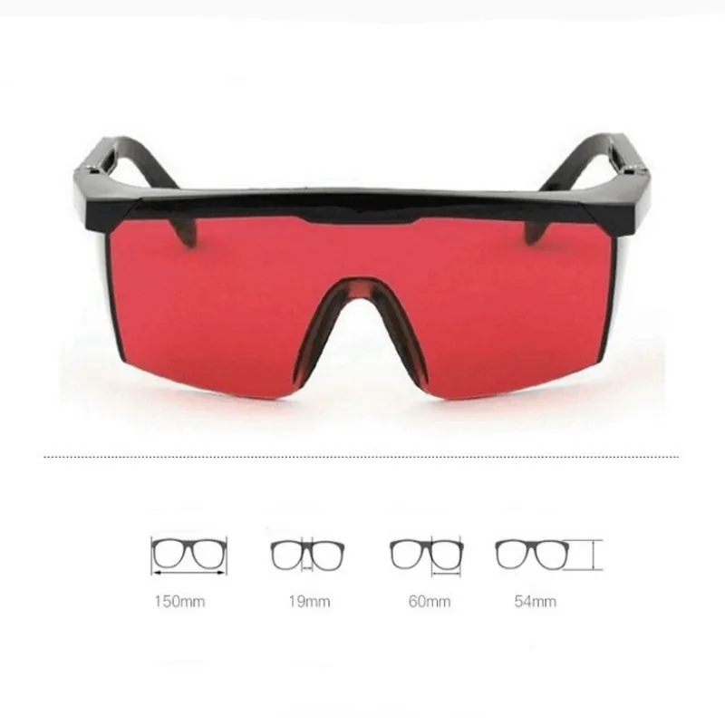 Laser Protecting Safety Glasses PC Eyeglass Welding Laser Eyewear Eye Protective Goggles Unisex Black Frame Lightproof Glasses