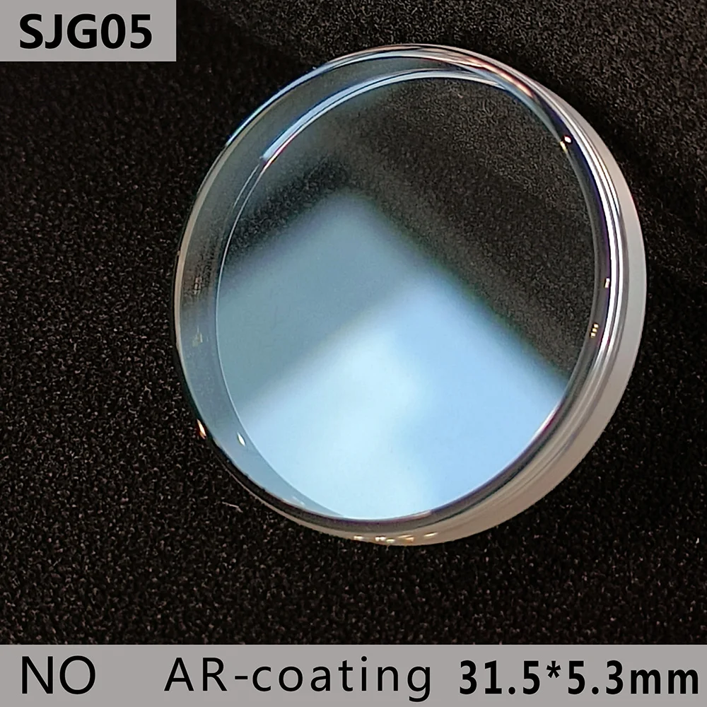 31.5*5.3mm Sapphire Crystal Flat Vintage Top Hat For SRPD53K1 SRPD63K1 SKX007/009 Watch Glass Replacement Mod Parts