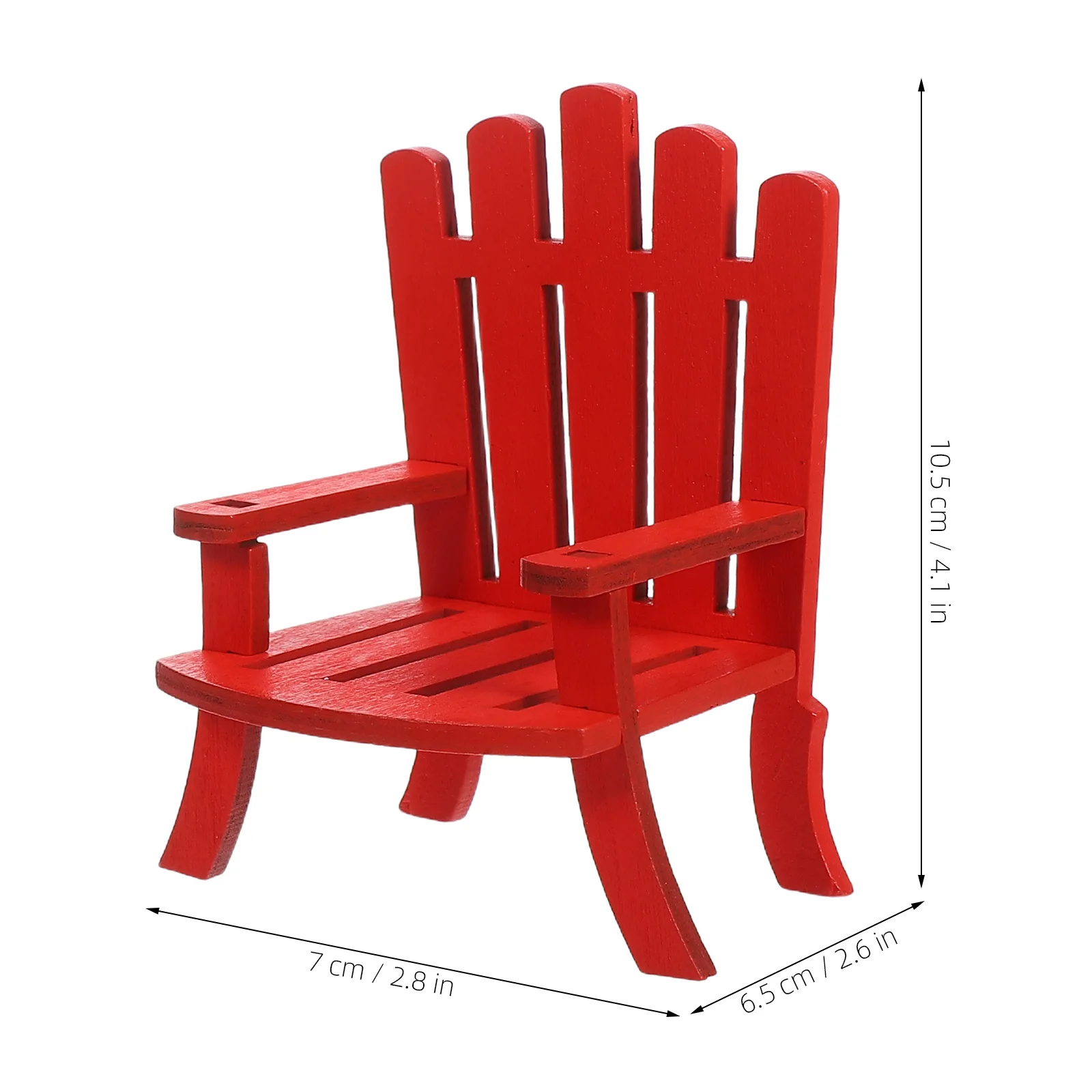 Sillas de playa en miniatura de madera, accesorios de escena de verano pequeños realistas a escala 1:12, Mini muebles para casa de muñecas, 2 uds.