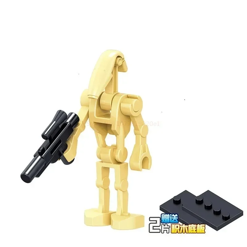 Star Fiama Wars Droid Platoon Attack Plane Bricks With Space Combat Droid Transport Battleship Bncks Toy Gift For KidsCN