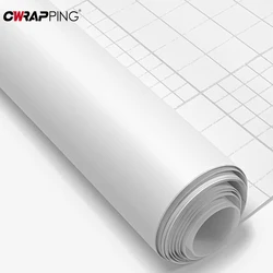 Car Body Sticker Matte White Vinyl Film Waterproof Creative Color Changing Film Suitable for Rearview Mirror Auto Accessories