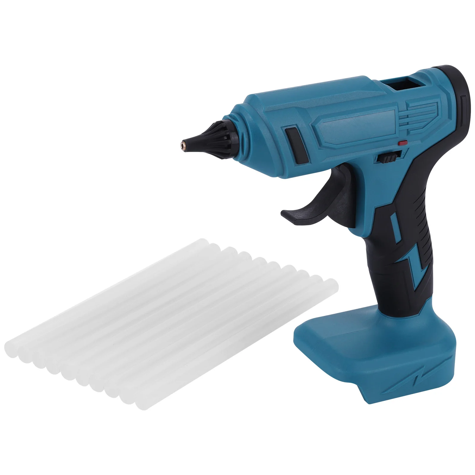 Draadloos lijmpistool voor Makita 18V batterij ((alleen gereedschap) met 10 lijmstiften voor doe-het-zelf reparatie thuiskantoor en schoolproject