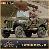 Fms 1/6 Mb Scaler Model Rc Car 4wd Brushed Fmmroc010 Toy Off Road Climbing Remote Control For Willis Adult Kids 1:6